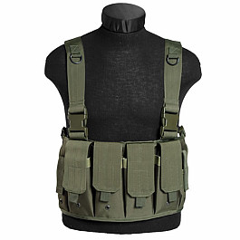 Vesta taktická / Chest Rig MAG CHEST RIG ZELENÁ MIL-TEC