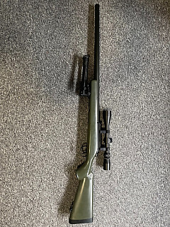 MB03D Sniper + optika a dvojnožka, olivová