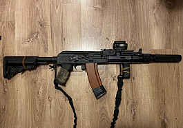 AK 74 u (hlaveň do tlumiče)