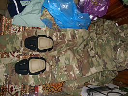 US Army COMBAT PANT nákoleníky CRYE Kalhoty Flame resistant OCP MC Made USA