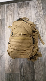 USMC Eagle Ind. FILBE 3 Day Assault Pack Coyote Tan Backpack w/ Assault Pouch