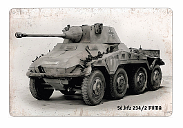 plechová cedule - Sd.Kfz. 234/2 PUMA 