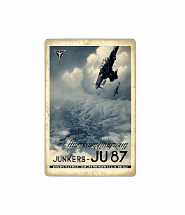 plechová cedule - Junkers Ju 87 Stuka (dobová propaganda)