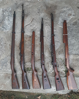 Pažby, torza, mauser 98, az, G43, Gew98