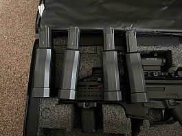 Točný zásobník ASG Evo (ASG točný zásobník CZ Scorpion EVO 3 A1, 375 BBs - Černá)