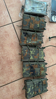 6x Begadi M4/AK sumka na molle, flecktarn